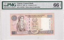 Cyprus, 1 Pound, 1997, UNC, p57
PMG 66 EPQ
Estimate: USD 30-60