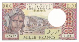 Djibouti, 1.000 Francs, 1979/1988, UNC, p37e
Estimate: USD 20-40