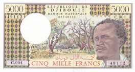 Djibouti, 5.000 Francs, 1979, UNC, p38d
Estimate: USD 60-120