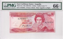 East Caribbean States, 1 Dollar, 1988/1989, UNC, p21u
PMG 66 EPQ
Estimate: USD 25-50