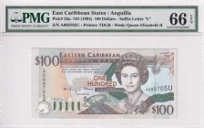 East Caribbean States, 100 Dollars, 1994, UNC, p35u
PMG 66 EPQ
Estimate: USD 550-1100