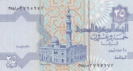 Egypt, 25 Piastres, 2005, UNC, p57, Radar
Estimate: USD 25-50