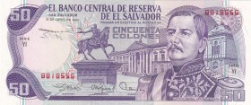 El Salvador, 50 Colones, 1980, UNC, p131b
Estimate: USD 100-200