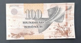 Faeroe Islands, 100 Kronur, 2011, UNC, p30
Estimate: USD 25-50