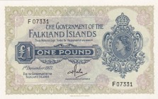 Falkland Islands, 1 Pound, 1977, UNC, p8c
Estimate: USD 200-400