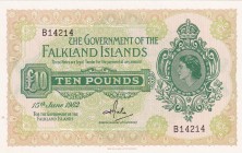 Falkland Islands, 10 Pounds, 1982, UNC, p11c
Estimate: USD 1.000-2.000