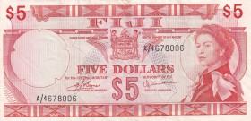 Fiji, 5 Dollars, 1974, XF(-), p73c
Queen Elizabeth II. Potrait
Estimate: USD 50-100