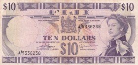 Fiji, 10 Dollars, 1974, VF(+), p74c
Queen Elizabeth II. Potrait
Estimate: USD 50-100