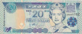 Fiji, 20 Dollars, 2002, UNC, p107a
Queen Elizabeth II. Potrait
Estimate: USD 20-40