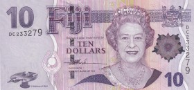 Fiji, 10 Dollars, 2007/2011, UNC, p111a
Queen Elizabeth II. Potrait
Estimate: USD 20-40