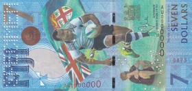 Fiji, 7 Dollars, 2016, UNC, p120s, SPECIMEN
Commemorative banknote
Estimate: USD 20-40