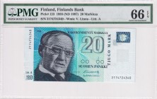 Finland, 20 Markkaa, 1997, UNC, p123
Estimate: USD 25-50