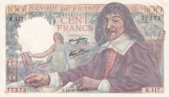 France, 100 Francs, 1944, UNC(-), p101a
There is a tear
Estimate: USD 200-400