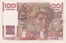 France, 100 Francs, 1952, XF, p128d
Estimate: USD 15-30