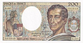 France, 200 Francs, 1985, UNC, p155a
Estimate: USD 50-100