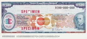 France, 500 French Francs, , UNC, , SPECIMEN
Travellers Cheque
Estimate: USD 250-500