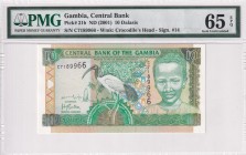 Gambia, 10 Dalasis, 2001, UNC, p21b
PMG 65 EPQ
Estimate: USD 20-40