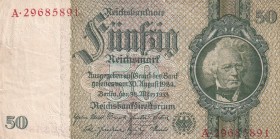 Germany, 50 Reichsmark, 1933, XF, p182a