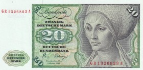 Germany - Federal Republic, 20 Deutsche Mark, 1980, AUNC(+), p32d
Estimate: USD 30-60
