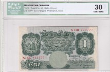Great Britain, 1 Pound, 1949, VF, p369b
ICG 30
Estimate: USD 30-60