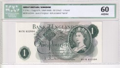Great Britain, 1 Pound, 1962, UNC, p374cr, REPLACEMENT
PMG 60
Estimate: USD 50-100