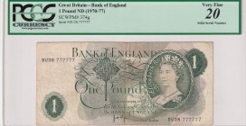 Great Britain, 1 Pound, 1970/1977, VF, p374g
PCGS 20
Estimate: USD 40-80
