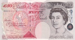 Great Britain, 50 Pounds, 2006, UNC, p388c
Queen Elizabeth II. Potrait
Estimate: USD 100-200