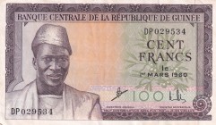 Guinea, 100 Francs, 1960, XF, p13a
Stained
Estimate: USD 20-40