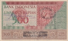 Indonesia, 500 Rupiah, 1952, VF, p47
Has a ballpoint pen
Estimate: USD 75-150