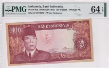 Indonesia, 100 Rupiah, 1964, UNC, p86a
PMG 64 EPQ
Estimate: USD 300-600