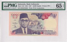Indonesia, 10.000 Rupiah, 1992/1997, UNC, p131f
PMG 65 EPQ
Estimate: USD 40-80