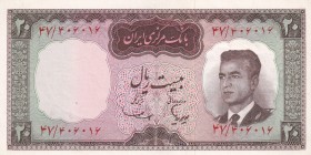 Iran, 20 Rials, 1969, UNC, p84
Curb corners are worn.
