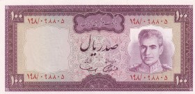 Iran, 100 Rials, 1969/1971, AUNC(+), p86a