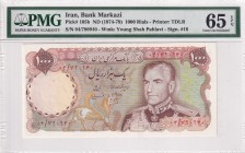 Iran, 1.000 Rials, 1974/1979, UNC, p105b
PMG 65 EPQ
Estimate: USD 60-120