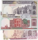 Iran, 100-500-1.000 Rials, (Total 3 banknotes)
500 Rials 1982/2002, AU, p137f; 100 Rials 1981, UNC, p132; 1.000 Rials 1982/2002, UNC, p138d
Estimate...