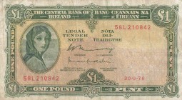 Ireland, 1 Pound, 1976, VF, p64d