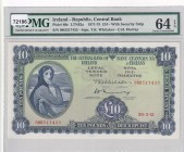 Ireland, 10 Pounds, 1971/1975, UNC, p66c
PMG 64 EPQ
Estimate: USD 325-650