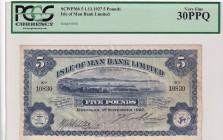 Isle of Man, 5 Pounds, 1927, VF(+), p5
PCGS 30 PPQ
Estimate: USD 400-800