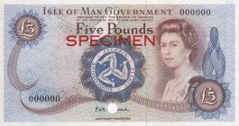 Isle of Man, 5 Pounds, 1972, UNC, p29ct, SPECIMEN
Queen Elizabeth II. Potrait
Estimate: USD 1.000-2.000