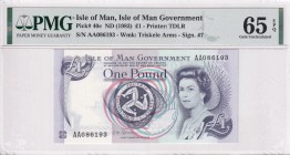 Isle of Man, 1 Pound, 1983, UNC, p40c
PMG 65 EPQ
Estimate: USD 30-60