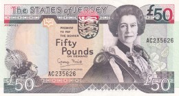 Jersey, 50 Pounds, 1993, UNC, p24a
Portrait of Queen Elizabeth II
Estimate: USD 400-800