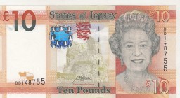 Jersey, 10 Pounds, 2010, UNC, p34a
Queen Elizabeth II. Potrait
Estimate: USD 30-60