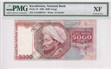 Kazakhstan, 5.000 Tenge, 1998, XF, p18
PMG XF
Estimate: USD 100-200