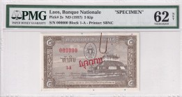 Lao, 5 Kip, 1957, UNC, p2S, SPECIMEN
PMG 62 NET
Estimate: USD 80-160