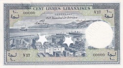 Lebanon, 100 Livres, 1952, UNC, p60s, SPECIMEN
The upper left money has a tear on the surface
Estimate: USD 350-700