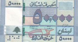 Lebanon, 50.000 Livres, 2019, UNC, p94d
Estimate: USD 40-80