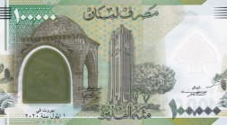 Lebanon, 100.000 Livres, 2020, UNC, pNew
Commemorative and Polymer Banknote
Estimate: USD 40-80