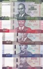 Liberia, 5-10-20-50-100 Dollars, 2016, UNC, p31-p35, (Total 5 banknotes)
Estimate: USD 15-30