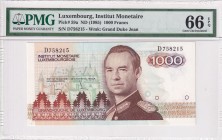Luxembourg, 1.000 Francs, 1985, UNC, p59a
PMG 66 EPQ
Estimate: USD 175-350
