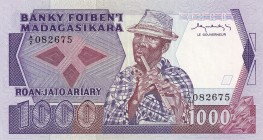 Madagascar, 1.000 Francs=200 Ariary, 1983/1987, UNC, p68a